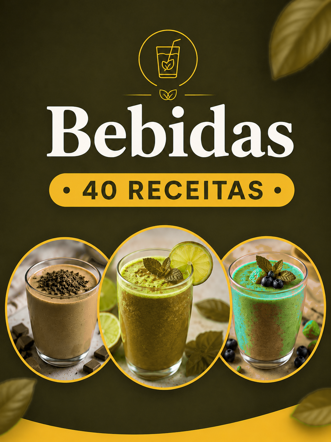 Bebidas Keto — 40 receitas