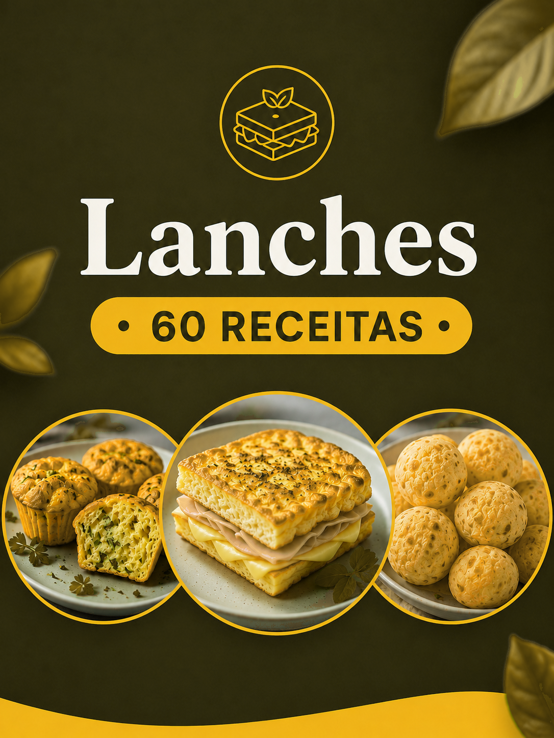 Lanches — 60 receitas