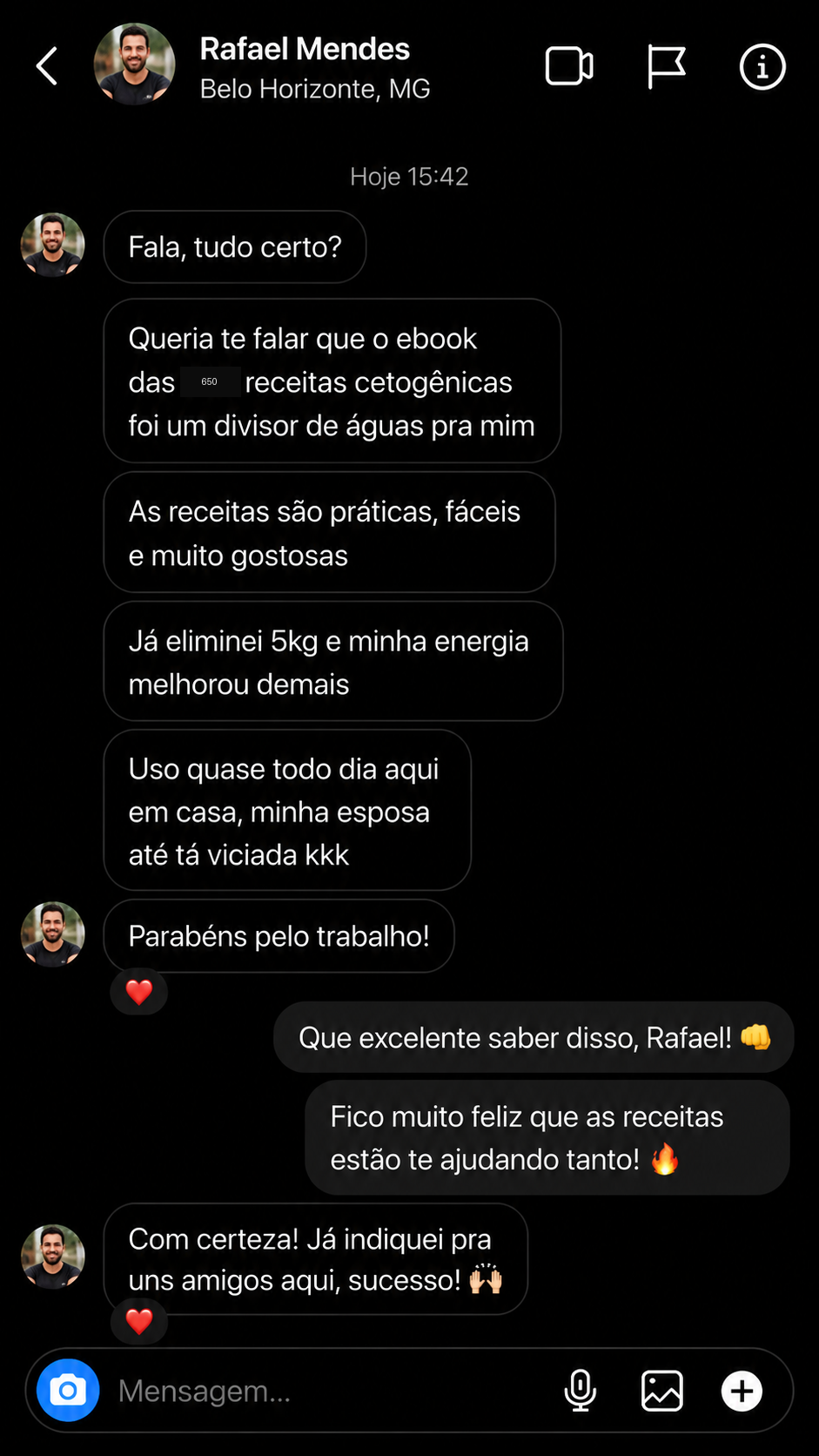 Depoimento de Rafael Mendes