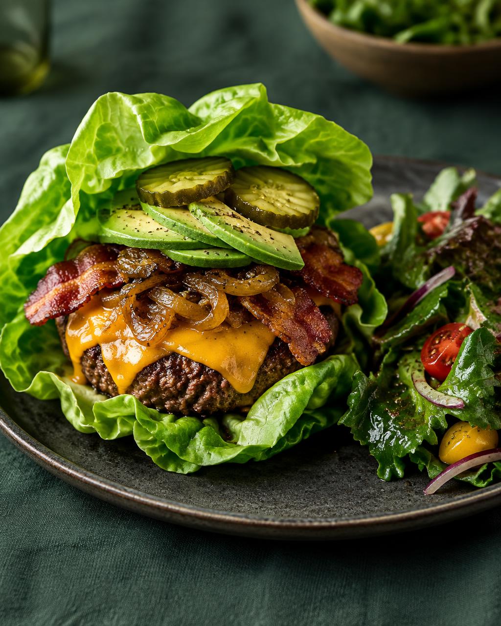 X-Bacon Keto no Alface